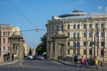 St. Petersburg, view of Lomonosov Street