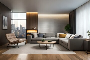 luxury home interior furniture AI Generted