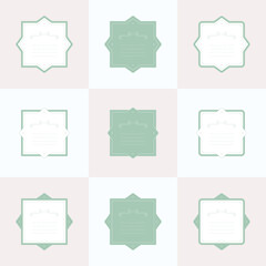 Frame background in pastel color.
