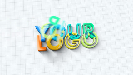 Glossy Logo Build Up