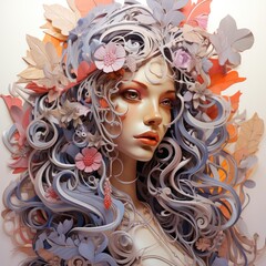 Portrait of a beautiful woman