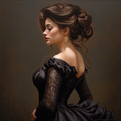 Portrait of a beautiful woman