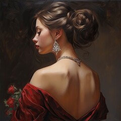 Portrait of a beautiful woman