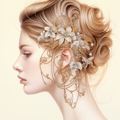 Portrait of a beautiful woman