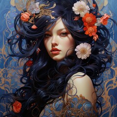 Portrait of a beautiful woman