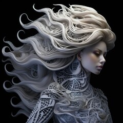 Portrait of a beautiful woman