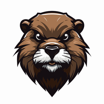 Esport vector logo beaver, beaver icon, beaver head, vector