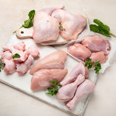 Fresh chicken meat. Healthy eating. © bit24