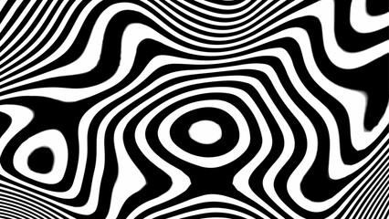 Abstract wave of white and black curved lines. Futuristic background of lines. Dynamic wave. Vector. abstract background of white and black lines. distorted Lines. Abstract wave background,