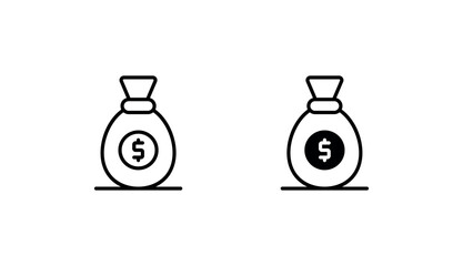 Finance icon design with white background stock illustration