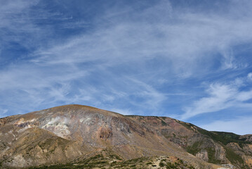 Climbing  Mount Azuma-Kofuji, Fukushima, Japan