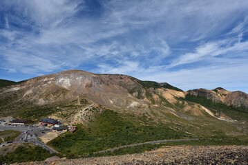 Climbing  Mount Azuma-Kofuji, Fukushima, Japan