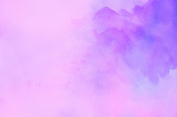 Abstract pink watercolor background texture