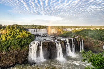Fototapeten Iguazu Falls, the largest series of waterfalls of the world, located at the Brazilian and Argentinian border © rudiernst