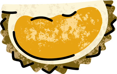 fruit illustrations, simple illustration in abstract flat outline drawing style, healthy food