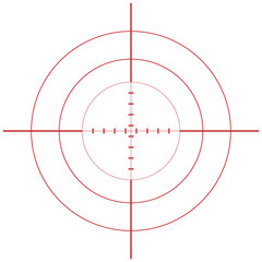 red shooting target png