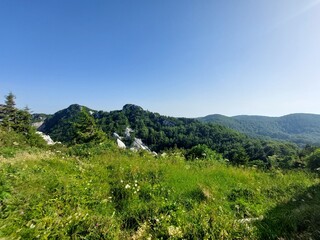 Fototapeta premium mountain landscape with sky