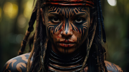 Yanomami tribe and their culture in the Amazon rainforest.