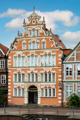Fototapeta premium Bürgermeister-Hintze-Haus in Stade im Alten Land