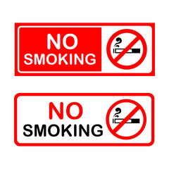 no smoking sign with good quality and good design