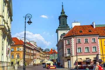 Old street in Warsaw