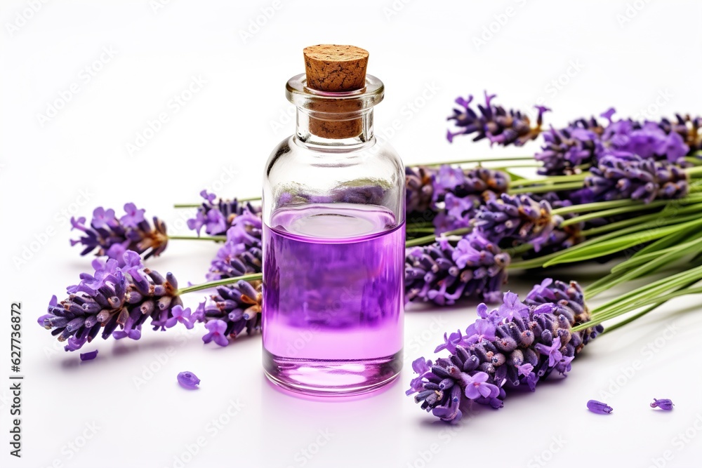 Poster lavender aromatic oil