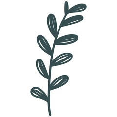 Hand drawn Abstract Botanical