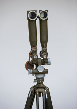 North Korean binoculars in the Demilitarized Zone, North Hwanghae Province, Panmunjom, North Korea
