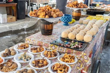 Zelfklevend Fotobehang street food a palermo in sicilia © Marco