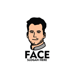 Design logo icon character mascot face