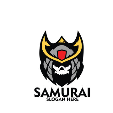 Design logo icon character mascot samurai