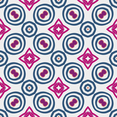 Geometric ornament in ethnic style.Seamless pattern with abstract  shapes.Repeat design for fashion, textile design,  on wall paper, wrapping paper, fabrics and home decor.