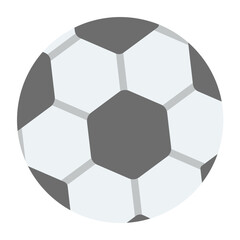 Cute Sticker Soccer Ball Illustration