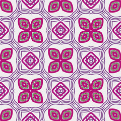 Geometric ornament in ethnic style.Seamless pattern with abstract  shapes.Repeat design for fashion, textile design,  on wall paper, wrapping paper, fabrics and home decor.