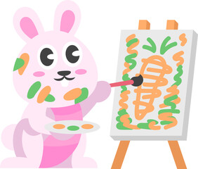 Cute Rabbit Illustration