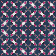 Geometric ornament in ethnic style.Seamless pattern with abstract  shapes.Repeat design for fashion, textile design,  on wall paper, wrapping paper, fabrics and home decor.