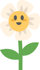 Cute Flower Character Illustration