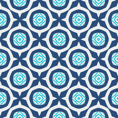 Geometric ornament in ethnic style.Seamless pattern with abstract  shapes.Repeat design for fashion, textile design,  on wall paper, wrapping paper, fabrics and home decor.