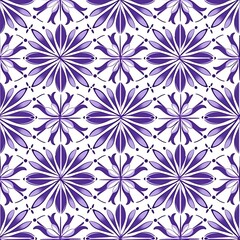 seamless floral pattern, generative AI 