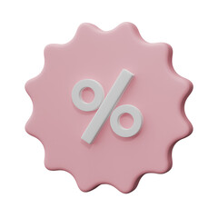 3D rendering, illustration. Shopping tags icon. Special offer sign. Discount coupons symbol. Hang tag coupon card. Promotion blank badge