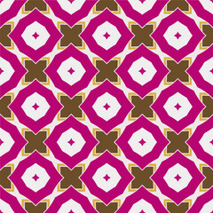 Geometric ornament in ethnic style.Seamless pattern with abstract  shapes.Repeat design for fashion, textile design,  on wall paper, wrapping paper, fabrics and home decor.