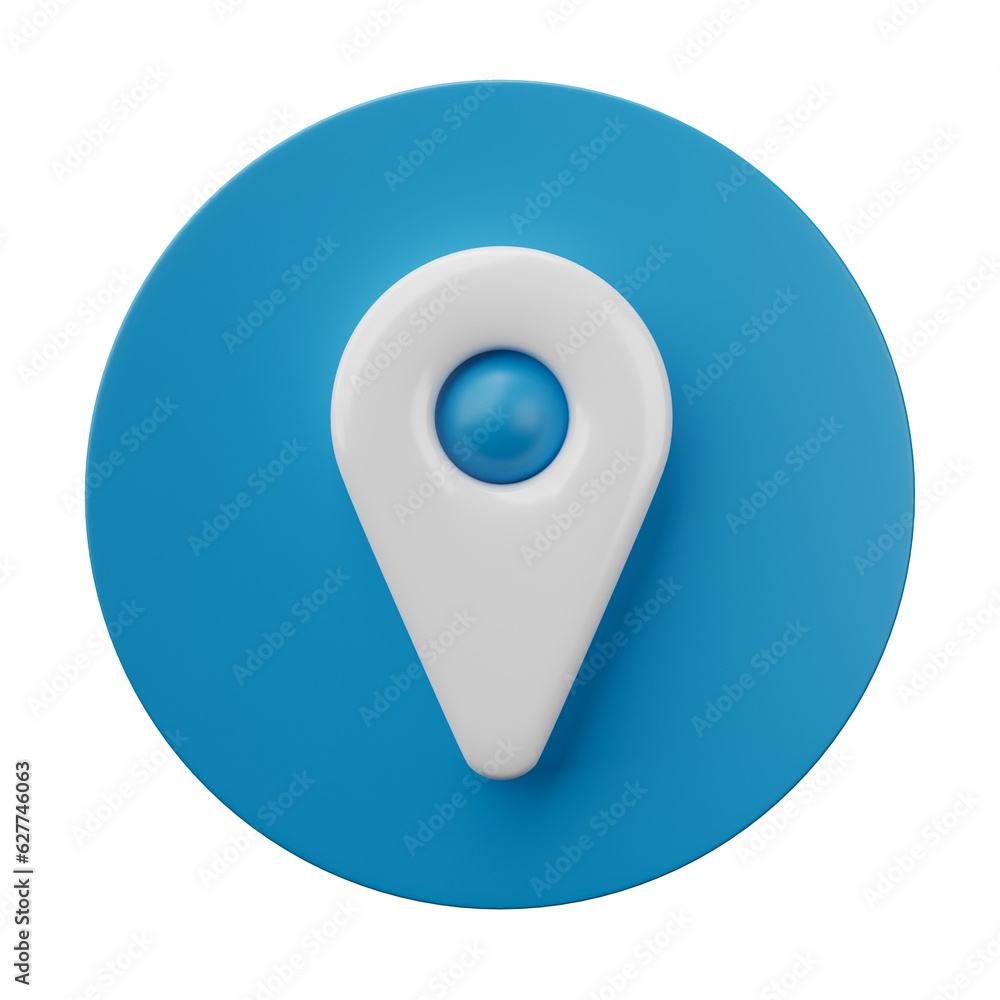 Poster 3d rendering, 3d illustration. location map pin gps pointer markers. map pointer isolated on transpa