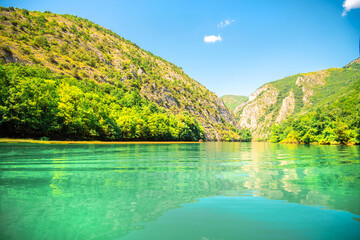 Popular tourist destination in the Macedonia - Matka Canyon.