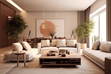wide view details of a sleek, contemporary living room sofa, couch, pillows and tv stand