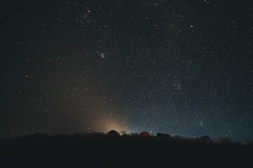 Naklejka premium night sky with stars