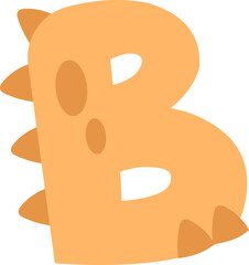 Alphabet Dino B Illustration