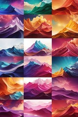 abstract colorful background. sunset in the mountains. background images. background mountain images.