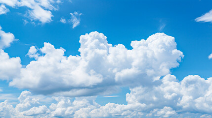 beatiful white cloud and beatiful weather, Ai generated art illustration.