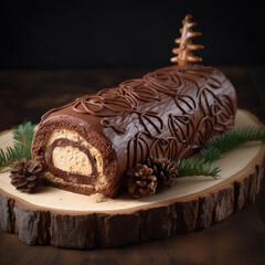 Experience the Holiday Magic: Top-Rated Yule Log Image for a Warm and Cozy Christmas