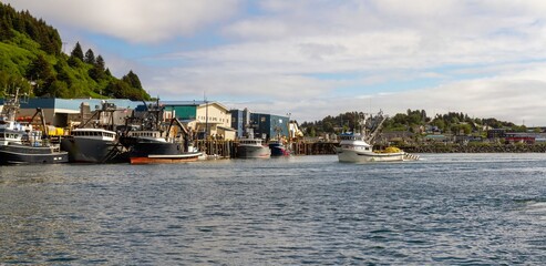 Fish processing facilities, Kodiak, Alaska